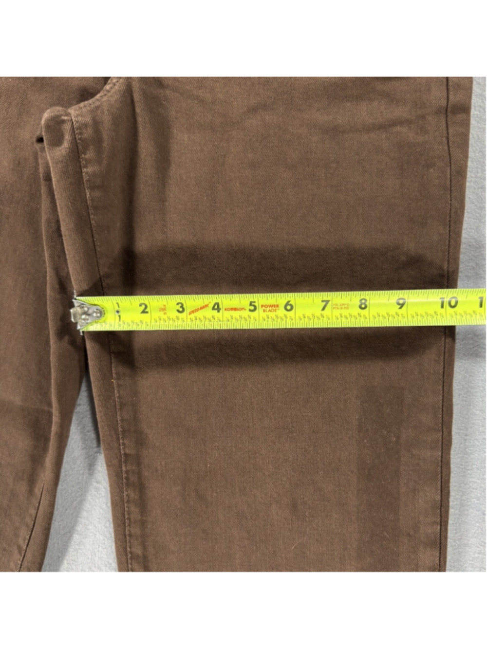Old Navy Womens 4 High Rise OG Loose Jeans Brown Earthen Cotton Stretch NWOT - Picture 14 of 16